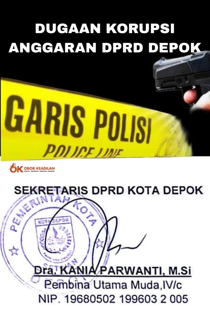 Struktur Pengelola Anggaran DPRD Depok Terbuka, Penyelidikan Videotron Kian Mengarah ke Rantai Keuangan