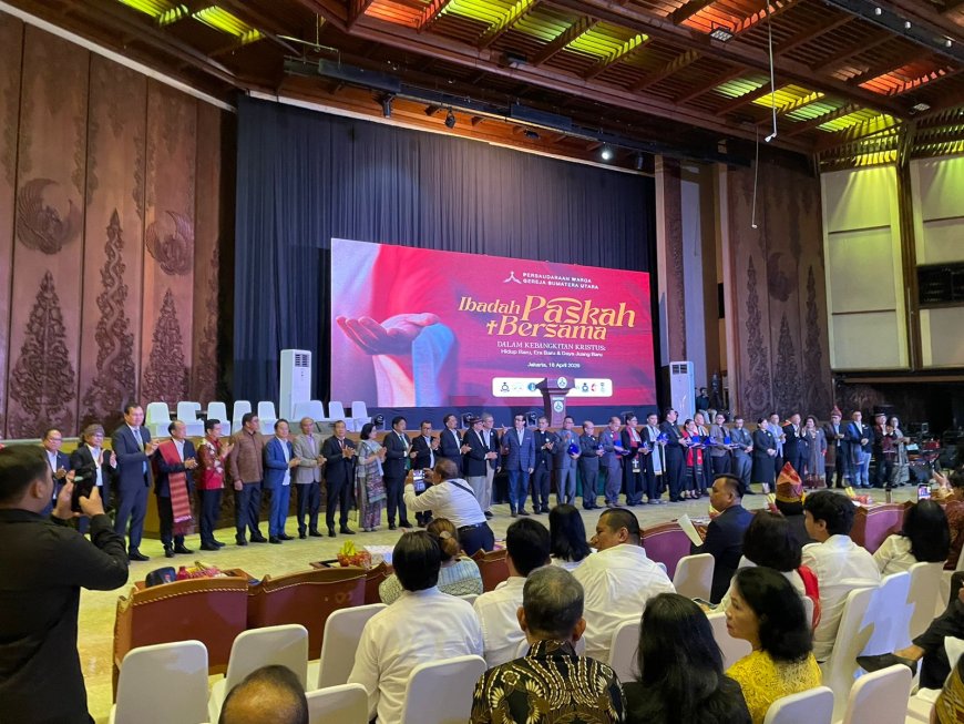 Perayaan Paskah Raya dan Deklarasi Persaudaraan  Warga Gereja-gereja Se Sumatera Utara (PWGSU) Jabodetabek Sukses dan Khidmat.