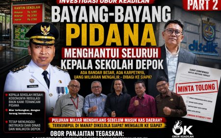 Aliran Dana Kantin Sekolah, Bayang-Bayang Pidana Menghantui Kepala Sekolah Depok