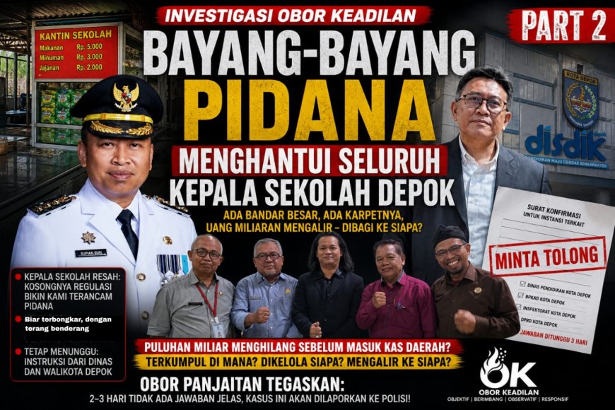 Aliran Dana Kantin Sekolah, Bayang-Bayang Pidana Menghantui Kepala Sekolah Depok