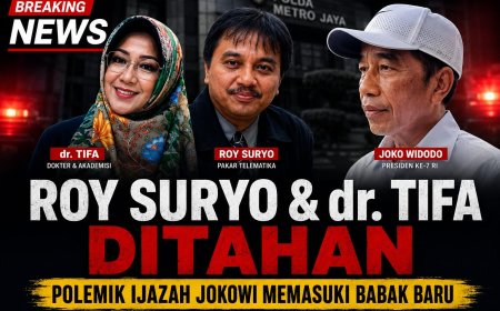 ROY SURYO & dr. TIFA DITAHAN, KETUA IPAR SERUKAN PERS KAWAL KASUS SECARA BERIMBANG