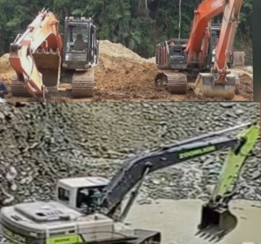 Aktivitas Penambangan Emas Tanpa Izin (PETI) di Sungai Duo Wilayah Kabupaten Sarolangun dan Merangin Kini Menggila