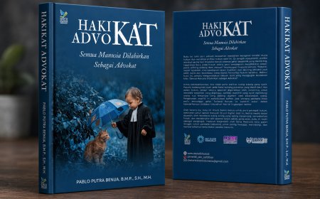 LAKU KERAS ! ISI BUKU HAKIKAT ADVOKAT SETARA PENDIDIKAN DOKTORAL , PABLO BENUA TUAI PUJIAN !