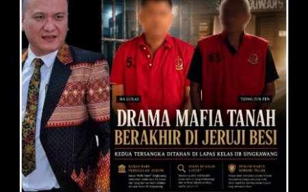 Babak Baru Dugaan Mafia Tanah di Singkawang: Dua Tersangka Ditahan, Publik Menanti Pengungkapan Dugaan Keterlibatan Oknum Lain