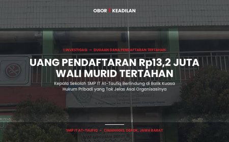 Uang Pendaftaran Rp13,2 Juta Wali Murid Tertahan, Kepala Sekolah SMP IT At-Taufiq Berlindung di Balik Kuasa Hukum Pribadi yang Tak Jelas Asal OA-nya