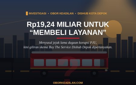 Rp19,24 Miliar untuk "Membeli Layanan": Benarkah Skema Buy The Service Dishub Kota Depok Sudah Diaudit Nalar Publik?