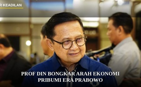 Prof Din Bongkar Arah Ekonomi Pribumi Era Prabowo