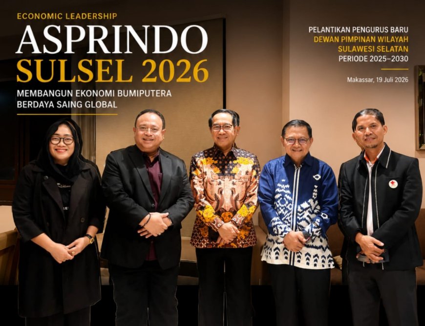 ASPRINDO ME-RESUFFLE PENGURUS DPW SULAWESI SELATAN