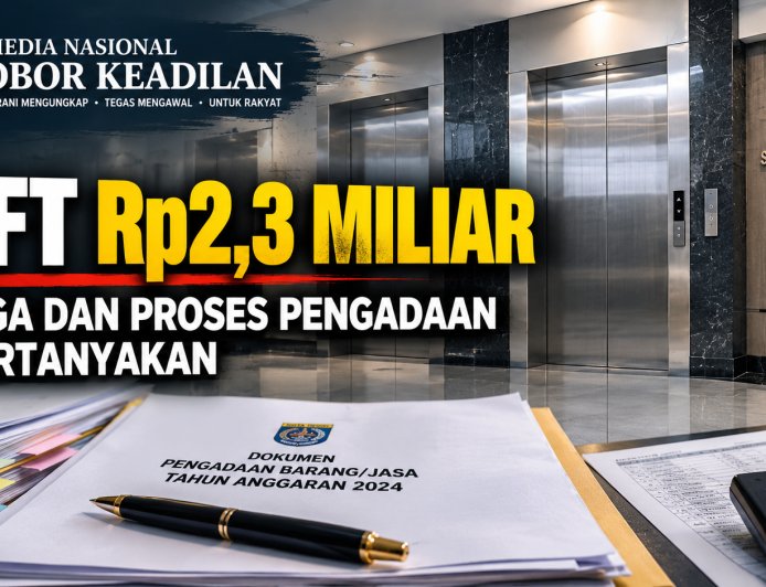 Jejak Lift Rp2,3 Miliar di Era Supian Suri: Dari Renja Setda ke Meja Pemeriksaan