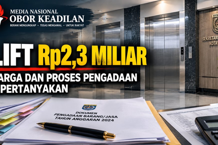 Jejak Lift Rp2,3 Miliar di Era Supian Suri: Dari Renja Setda ke Meja Pemeriksaan