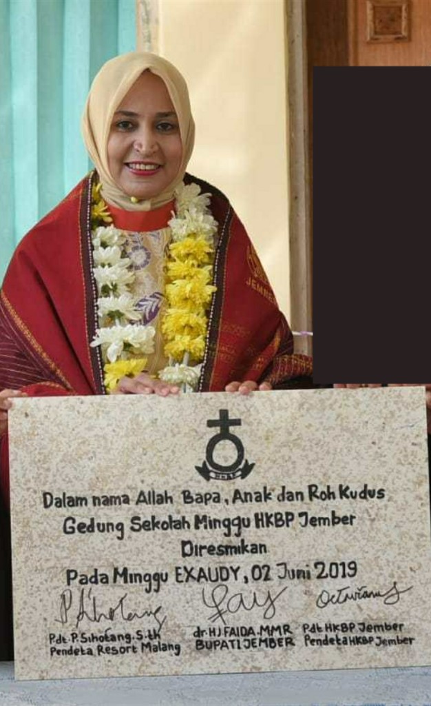 Gereja HKBP Bangun Sarana Sekolah Minggu Didukung Bupati Jember dr. Hj. Faida, MMR