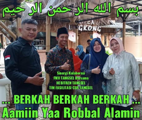 FWJI Inisiasi Sinergi Kolaborasi Program Kerja Bersama Hebitren Tangsel & Tim Fasilitasi CSR Tangsel