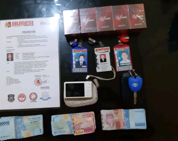Wartawan Gadungan Ngaku Komandan Buser Se Riau, Dicokok Polisi Saat Memeras Warga