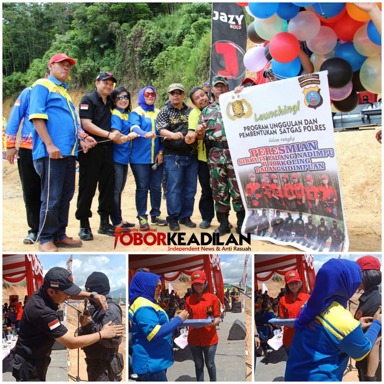Dalam Rangka Louncing  program  satgas nusantara , Gelar kejuaraan Motor cup I Memperebutkan Piala Kapolres Padang Sidempuan. 
