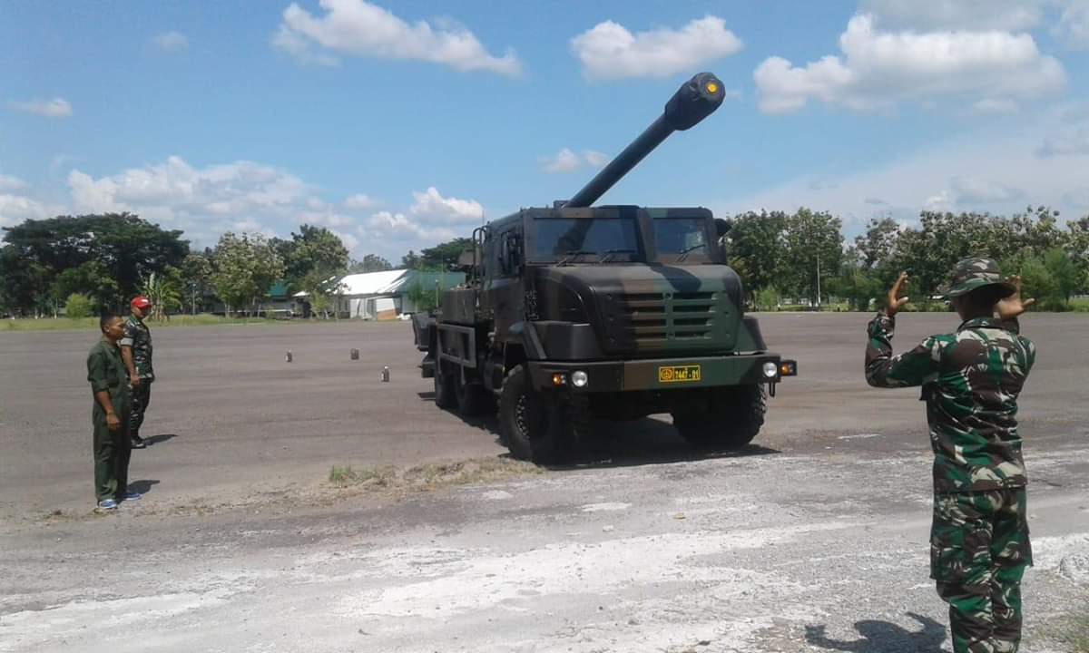Yonarmed 12 Kostrad Gelar LDS Untuk  Perawatan Meriam Caesar 155 MM