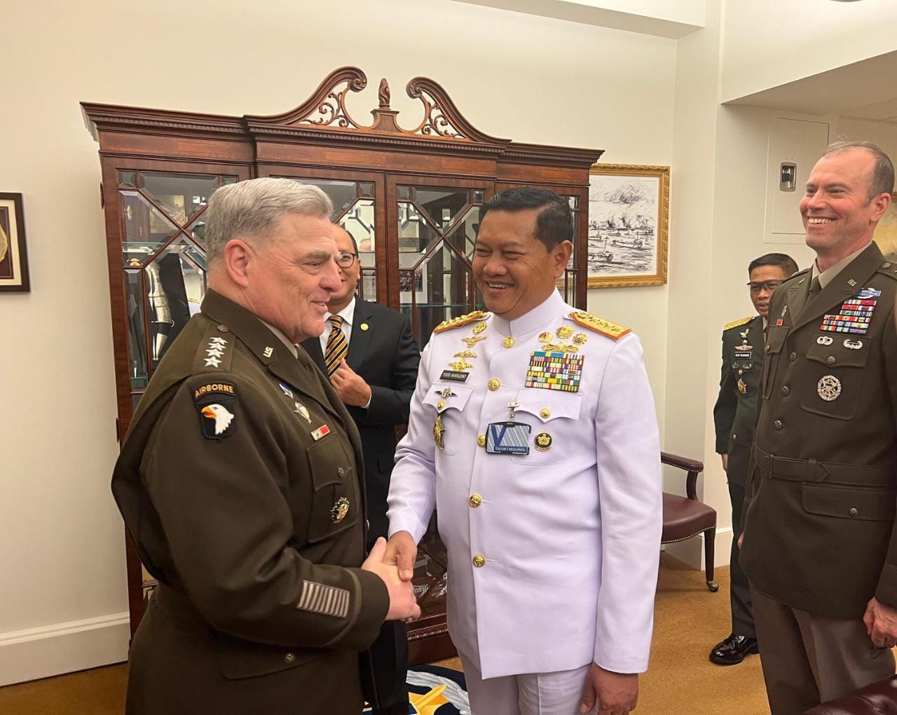 Diplomasi Militer, Panglima TNI Kunjungi Pentagon Amerika Serikat