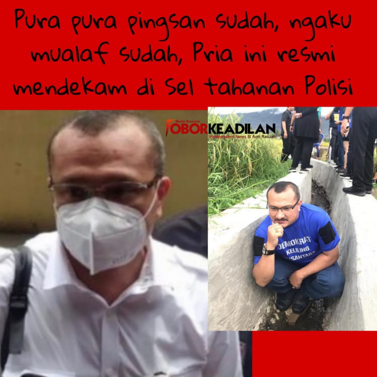 Cuit Allah mu Lemah, Pria yang Sering Hina Jokowi ini Akhirnya Ditahan Polisi