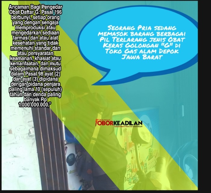 Walaupun PPKM Toko Obat "Daftar G" Psikotropika di Gas Alam Depok Tetap Jualan Lancar Tanpa Hambatan