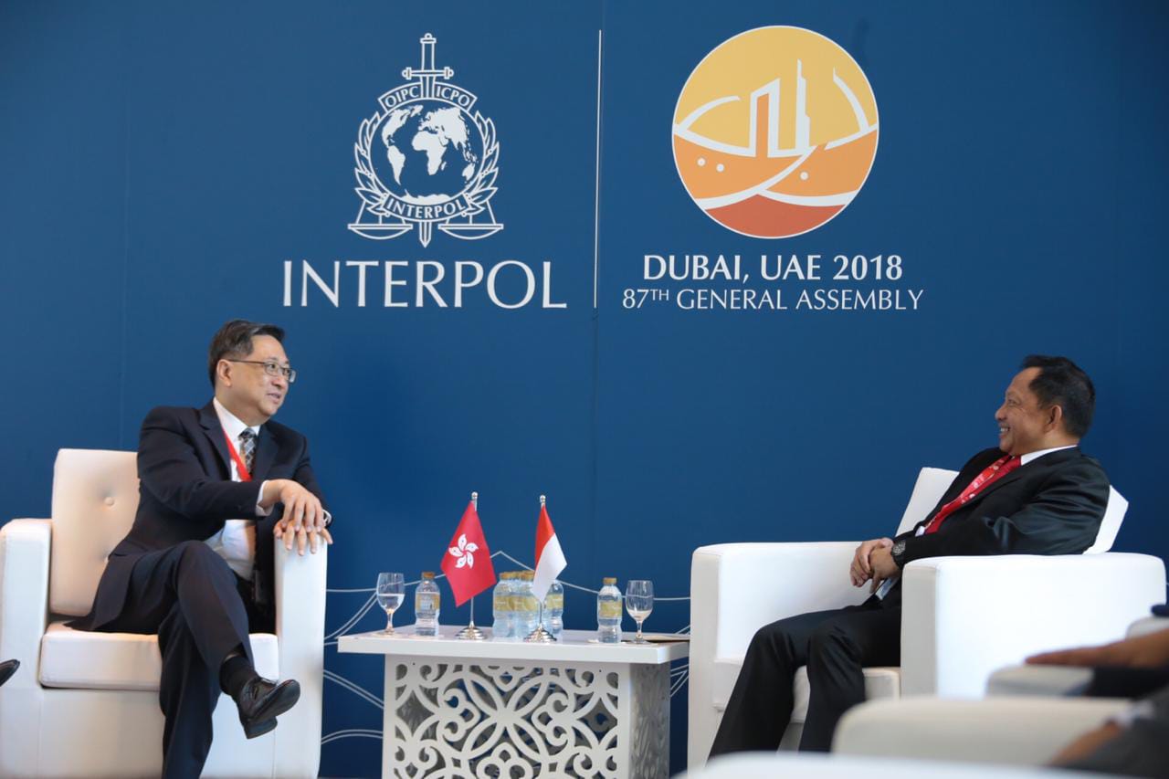 Kepolisian Hong Kong Belajar dari Kesuksesan Polri dalam Penanggulangan Terorisme