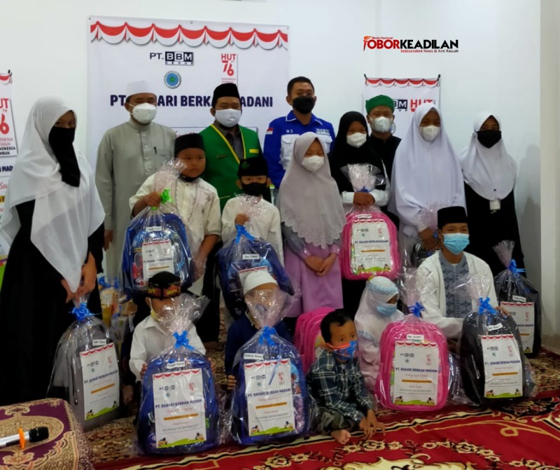 Berbagi Kasih Sayang Anak Yatim  PT BBM [Bahari Berkah Madani]