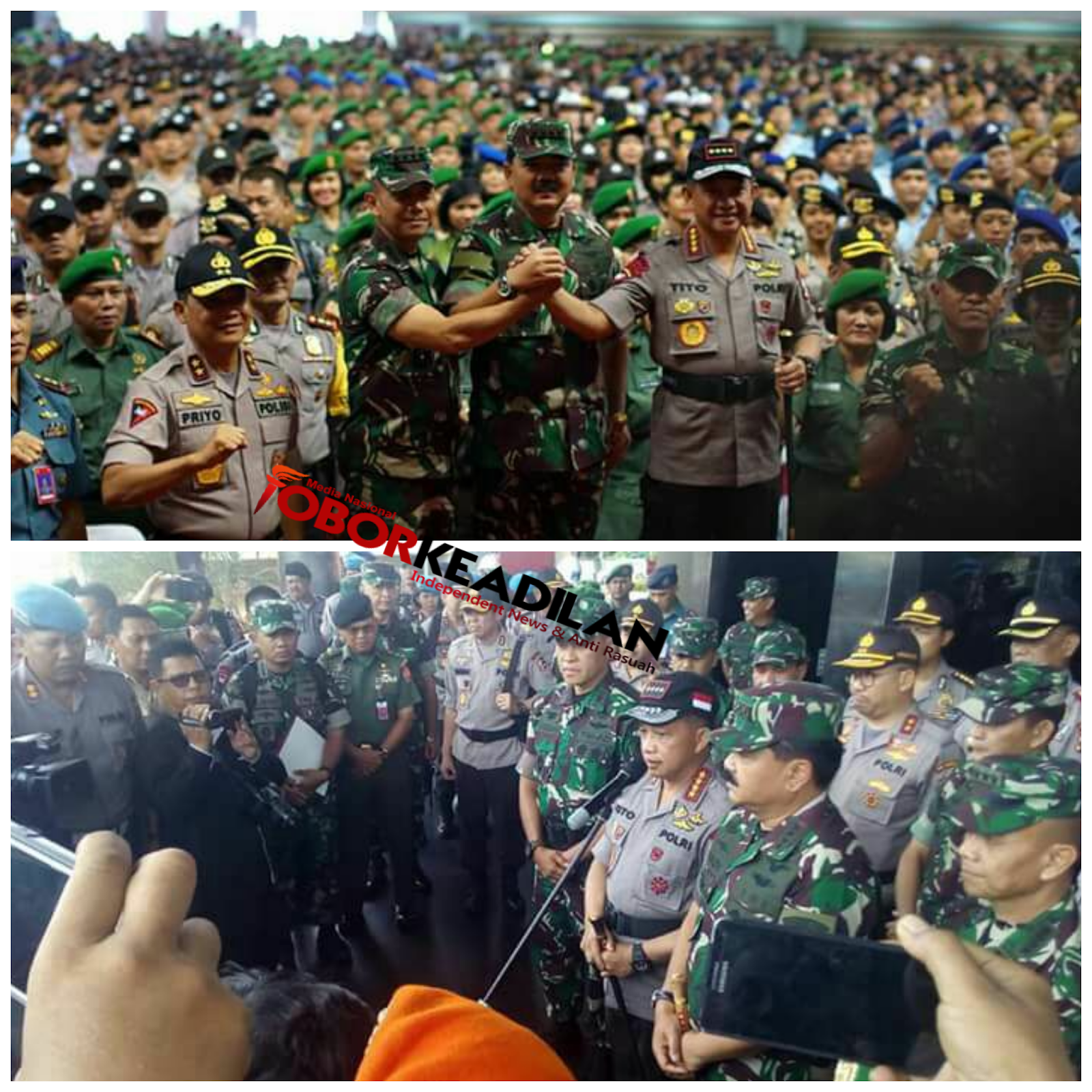 Panglima TNI : Soliditas TNI dan Polri Bukan Hanya Seremonial Belaka, Selalu Bersinergi Menjaga NKRI 