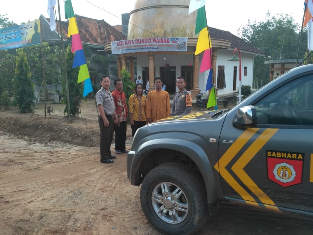 Perayaan Waisak, Wihara di Mesuji Lampung Dijaga Ketat Polisi
