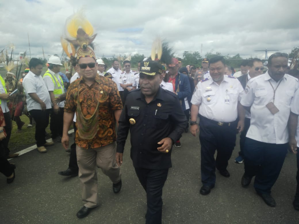 KUNKER KETUA KOMISI V DAN ANGGOTA KOMISI V DPR RI BESERTA ROMBONGAN DI YAHUKIMO
