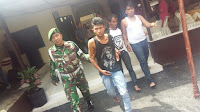 TENTARA BERHASIL MENCIDUK TIGA PRIA PENGEDAR SHABU DI KOTA SIDIMPUAN , TAPSEL - SUMUT 