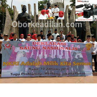 Deklarasi Saung Nasionalis , Bicara Indonesia Kita bicara Pancasila karena Pancasila adalah Perekat