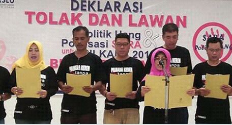 PILKADA BARITO UTARA MENDEKLARASIKAN TOLAK DAN LAWAN POLITIK UANG 