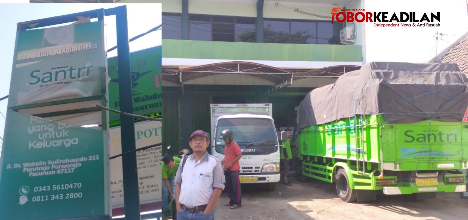 Agar Taat Aturan! Aktivis LSM Pasuruan Segera Sidak Perusahaan Pengelolahan Air Minum SANTRI