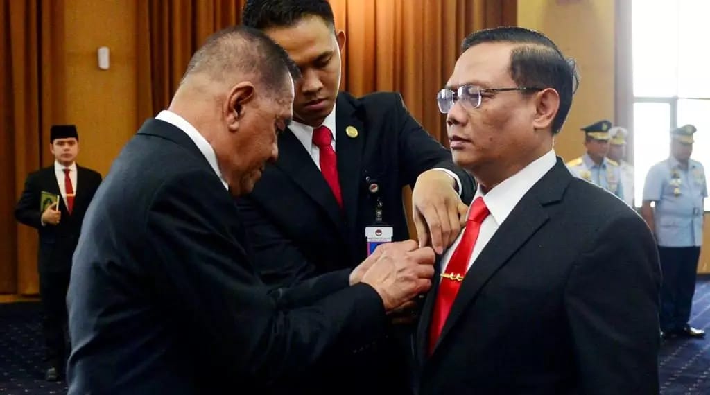 Laksda TNI Agus Setiadji Jabat Sekjen Kemhan, Menhan Harap Kinerja Kemhan Semakin Meningkat