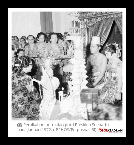 Pawang hujan Ala Ibu Tien Soeharto Bahkan bikin Sasajen Pada Acara Pernikahan Anaknya