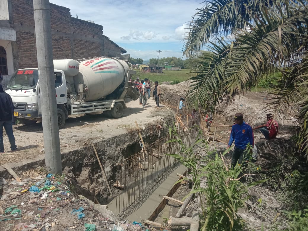 Gunakan Semen Toba Beton, Balai Sungai Pemprovsu Bangun TPT Cegah Erosi di Sigumpar