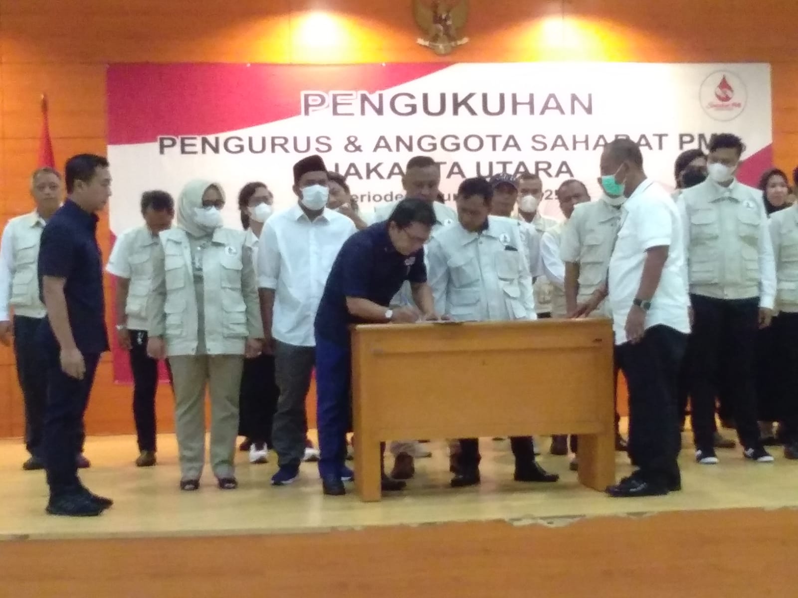 PMI Gelar Acara Pengukuhan Pengurus & Anggota Sahabat PMI Jakarta Utara