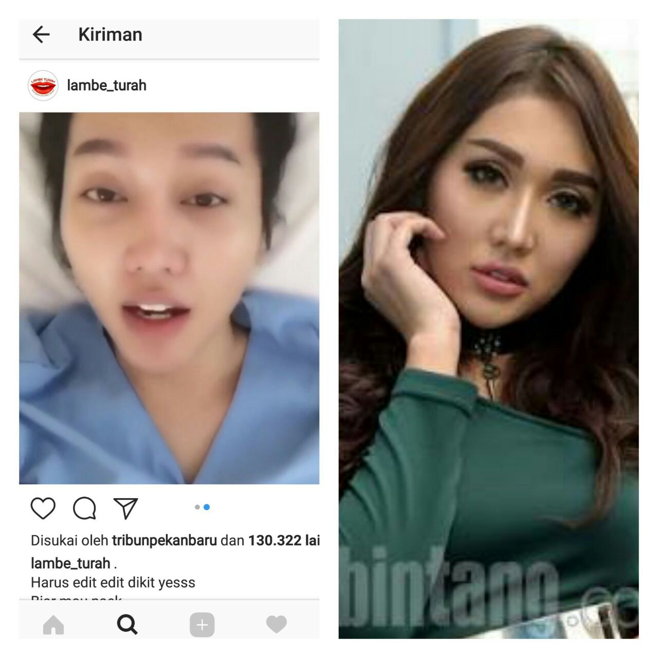 Heboohh Lucinta Luna Ternyata Bekas Pria Pra Transgender, Ini Tanggapan Nikita Mirzani.