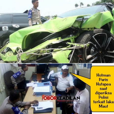 Kasus Tabrakan Maut Lamborghini Hotman Paris Hutapea Vs Mobil Box Dipetieskan Polisi,? Andar Situmorang Lakukan Ini 