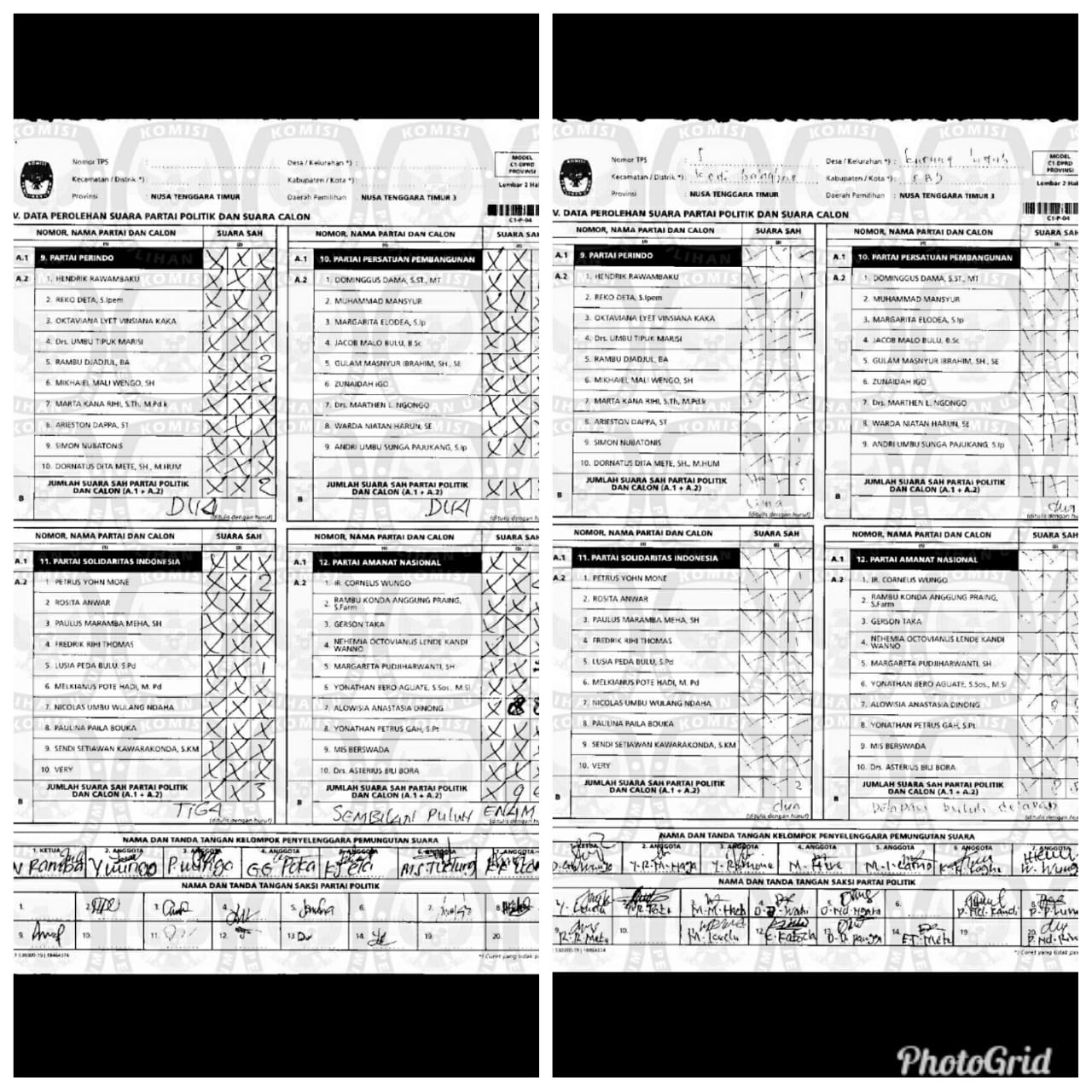 KPUD Sumba Barat Daya Upload C1 Palsu Di Website Resmi KPU RI