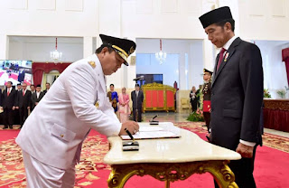 Presiden Jokowi Lantik Gubernur dan Wakil Gubernur Lampung