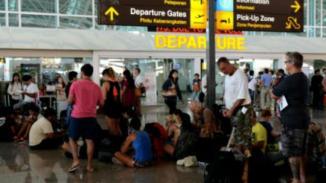  Penutupan Bandara International Gusti Ngurah Rai Di Perpanjang  24 Jam