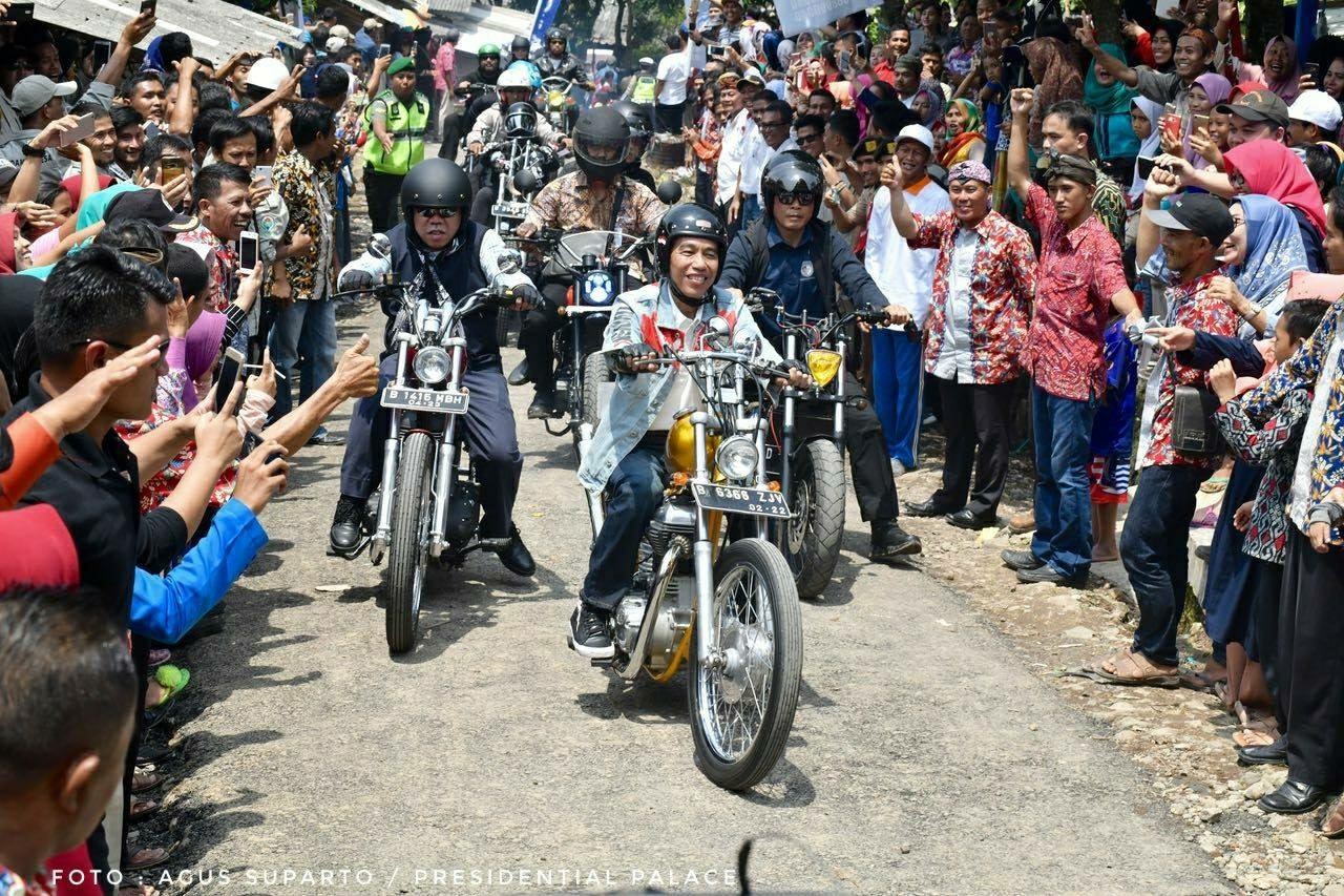 Ada Keunikan Presiden Jokowi Widodo Dalam kunjungan kerja Di Kab Sukabumi 