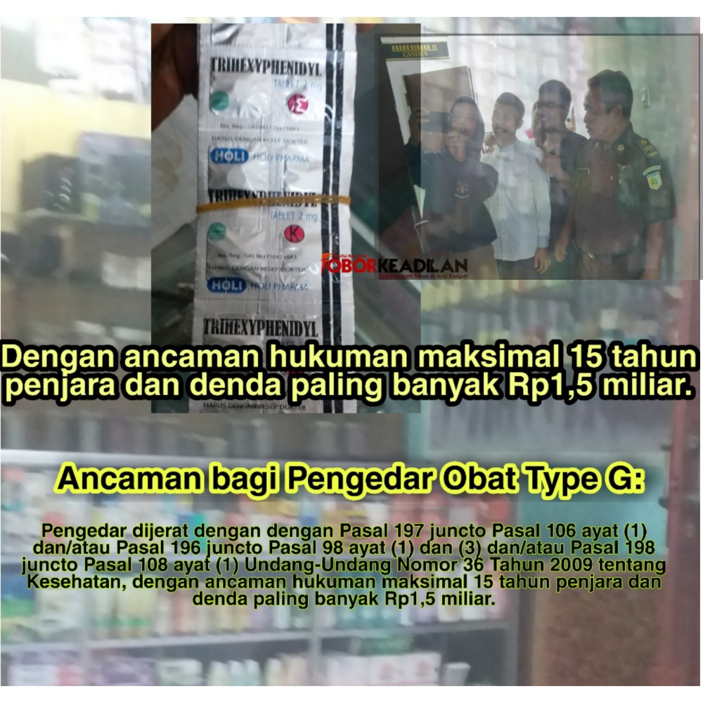 Nekat Edarkan Obat Type G pintu Masuk Mabes TNI, Warga Minta Bos "SP" Ditangkap