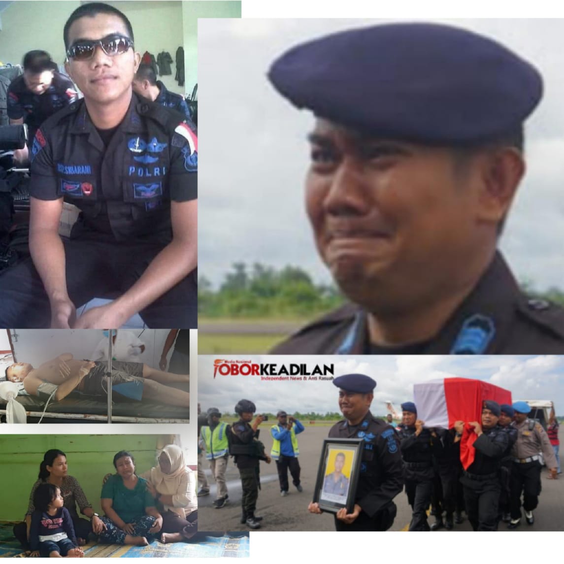 Telah Gugur di Medan Tugas, Hendra Saut Parulian Sibarani Anggota Sat Brimob Polda Riau BKO Polda Papua