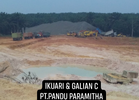 Bermodalkan Hubungan Dengan Eks Gubri, PT Pandu  Nekat Operasikan Ikuari dan Galian C