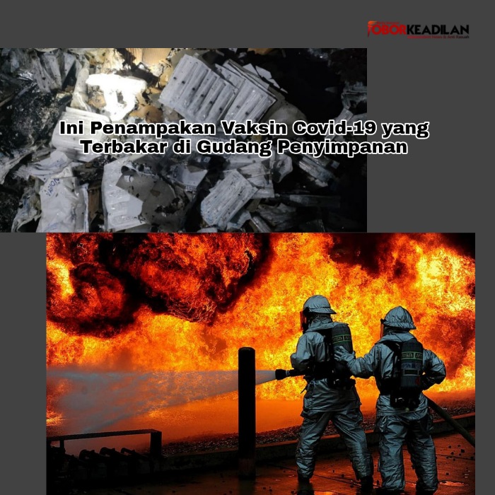 Gudang Vaksin Korona Jakpus Terbakar, Netizen Apakah Sabotase?