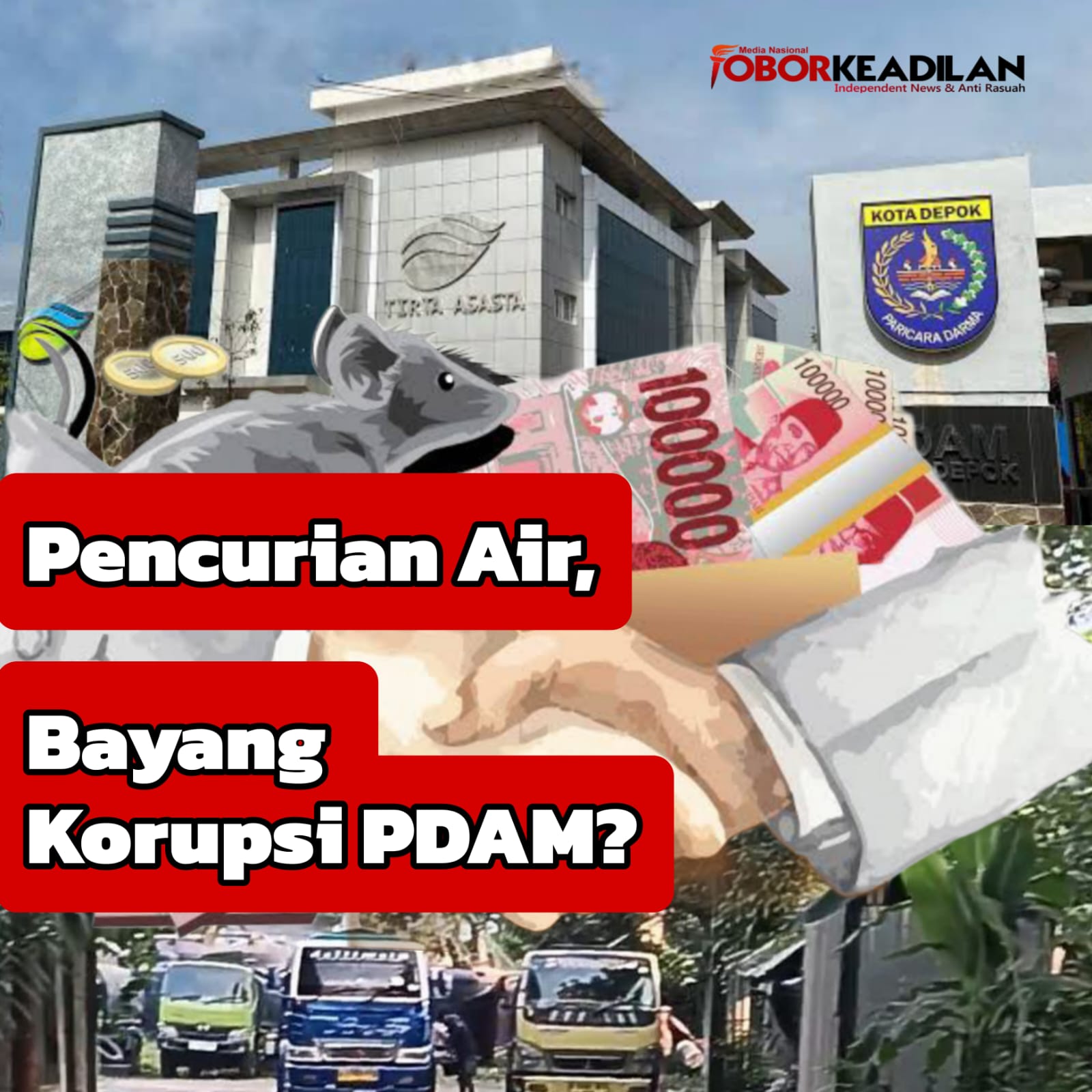 Gejolak Air Tanah Dijarah, Sumur Ilegal Depok Kamuflase Ganti Dirut PDAM?