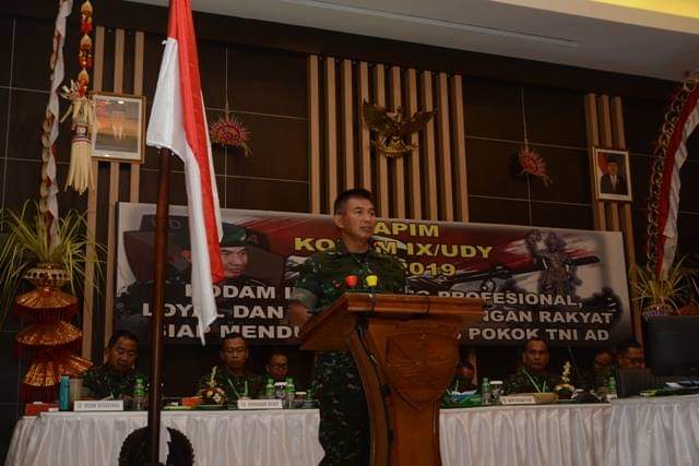 Rapim Kodam, Pangdam Tekankan Penyamaan Visi, Misi, Persepsi dan Efektifitas Pencapaian Tugas Pokok   