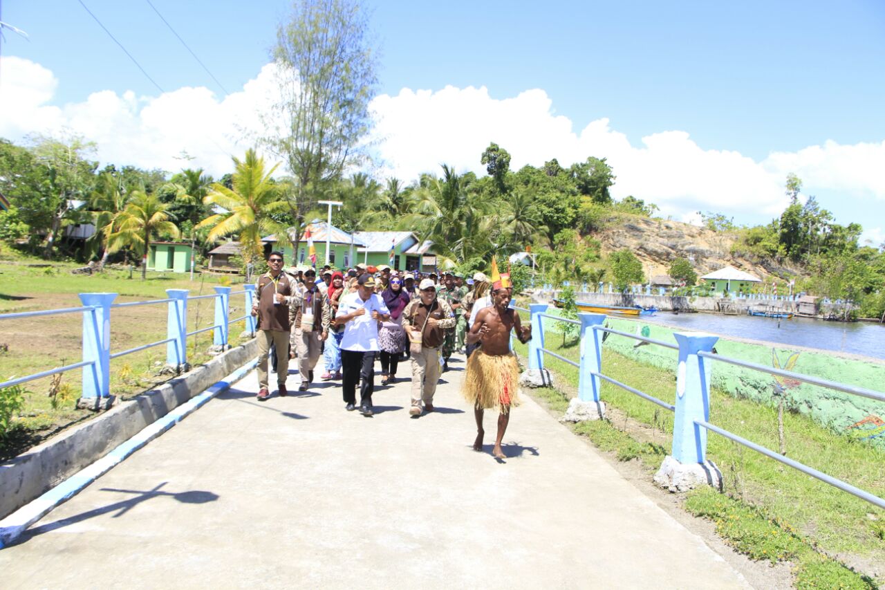 Kampung Warimak Kabupaten Raja Ampat Siap Ikut Lomba Kebersihan Tingkat Provinsi Papua Barat