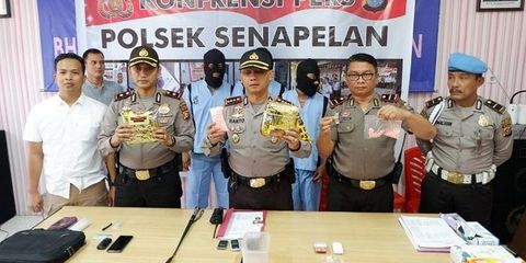 Dua Mahasiswa Hendak Mengedarkan Sabu 2 Kg, Di Tangkap Polresta Pekanbaru