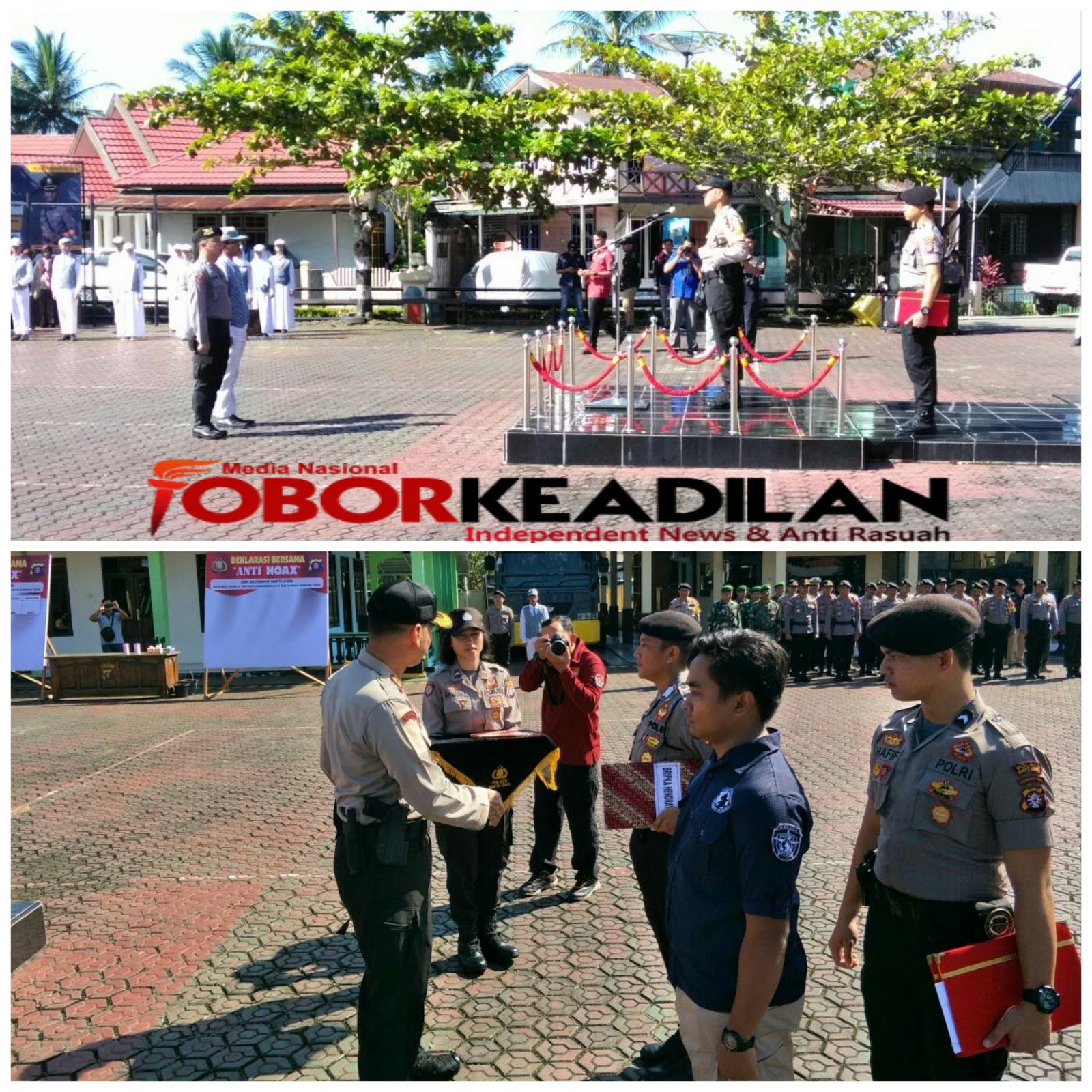 KARENA BERPRESTASI DUA ANGGOTA POLRES BARUT DAPAT REWARD DARI KAPOLRES